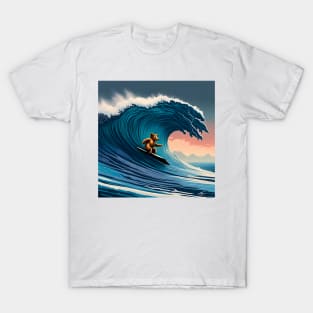 Teddy Surfing in Hawaii T-Shirt